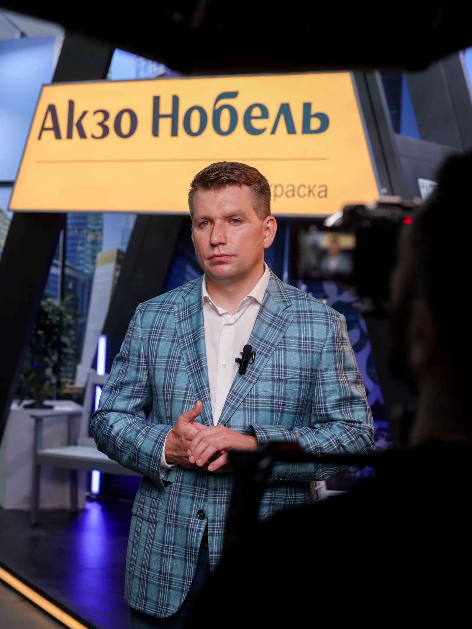 Бэкстейдж со съёмок имиджевого фильма Акзо Нобель — кадр 1